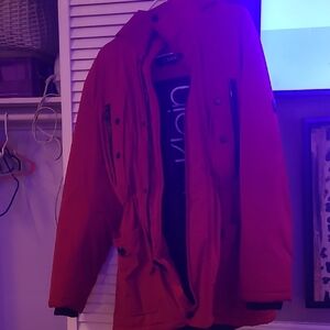 Calvin Klein Men's Bold Red Puffer Jacket